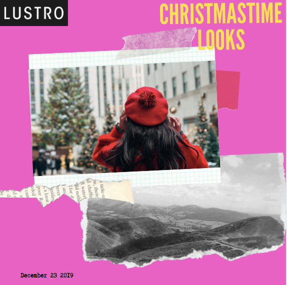 Christmastime Looks |  Lustro Hair: 100% Virgin & Remy Extensions