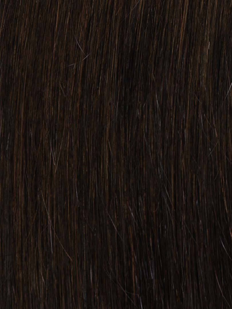Lustro Hand-Tied Weft Natural Black(#1B) Remy Human Hair Extension(100 Grams) -FINAL SALE