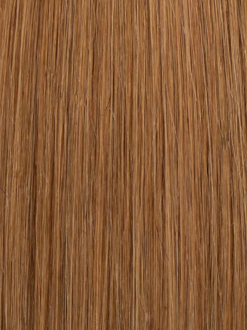 Lustro Straight Hand-Tied Weft Dark Blonde(#8) Remy Human Hair Extension(100 Grams) - FINAL SALE